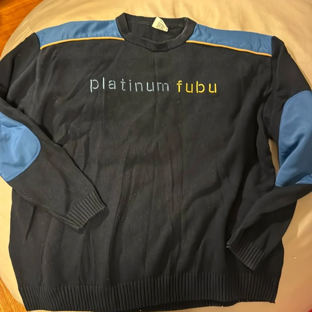 Platinum FUBU vintage sweater